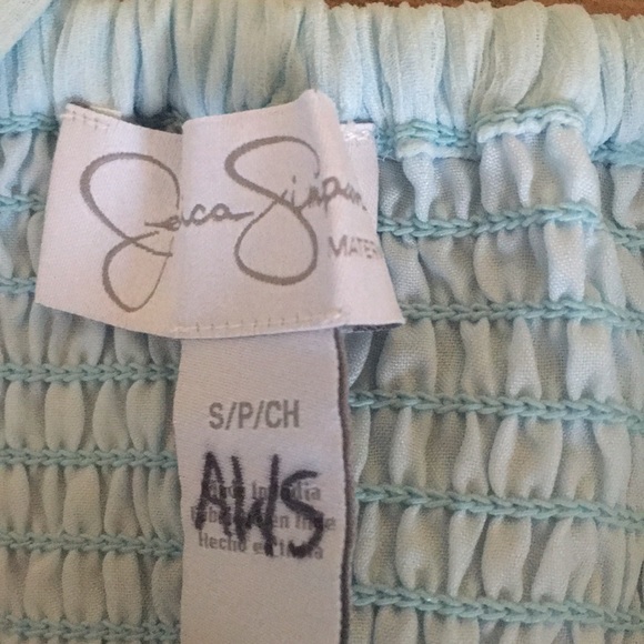 Jessica Simpson maternity gown lite blue - Picture 3 of 4